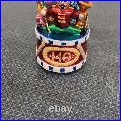 Radko Rare Ornament FAO SCHWARTZ 140th Anniversary, Toy Drummer, Flying Planes