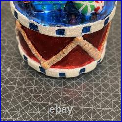 Radko Rare Ornament FAO SCHWARTZ 140th Anniversary, Toy Drummer, Flying Planes