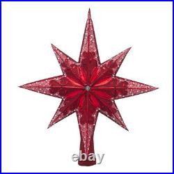 Radko Ruby Stellar Star Finial 15 1018609 New