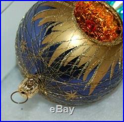 Radko STARBUCK SANTA Christmas Ornament 94-SP-03 INCREDIBLE RARE LARGE