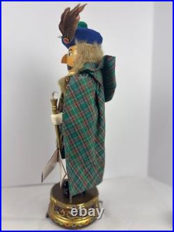 Radko Scottish Delight Musical Nutcracker #738/2500 VG MISSING 1 FOOTING