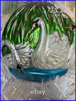Radko Seven Swans A Swimming Twelve 12 Days of Christmas Ornament NIBWT #2187