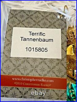 Radko Terrific Tannenbaum Christmas Tree Ornament 1015805 9 Fur Fir Spruce Pine