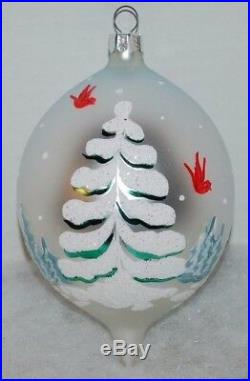 Radko WINTER WONDERLAND Christmas Ornament 92-156-0 LARGE TEARDROP