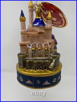 Radko Walt Disney World 50th Anniversary Magic Kingdom Castle Ornament NEW