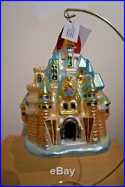Radko Walt Disney World Cinderella Castle GOLDEN EDITION Signed Ornament