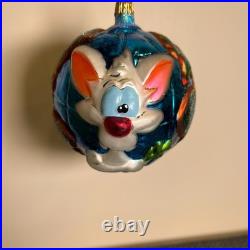 Radko Warner Bros 1999 Ornament PINKY AND THE BRAIN LE 2041/5000 99-WB-03 Mint