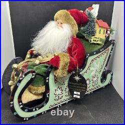 Radko Xmas Musical NORDIC SLEIGH RIDE Santa DisplayJingle Bells#138/600