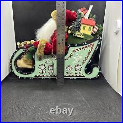 Radko Xmas Musical NORDIC SLEIGH RIDE Santa DisplayJingle Bells#138/600