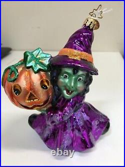 Radko halloween ornament witch hazel