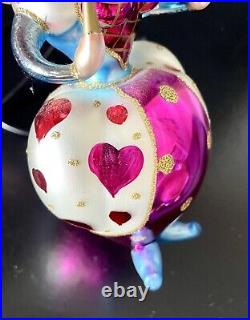 Rare 1997 Christopher Radko Valentine Ornament MISS VALENTINE 97-321-0 Italy