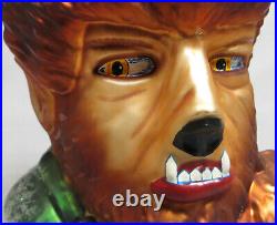 Rare 1998 CHRISTOPHER RADKO Monsters THE WOLF MAN Christmas Ornament MIB
