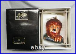 Rare 1998 CHRISTOPHER RADKO Monsters THE WOLF MAN Christmas Ornament MIB
