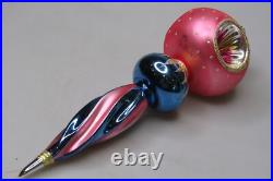 Rare 92' Christopher Radko Royal Scepter Blown Glass Christmas Ornament Signed Rare 92' Christopher Radko Royal Scepter Blown Glass Christmas Ornament Signed