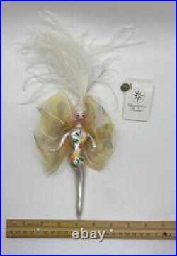 Rare CHRISTOPHER RADKO for Starad Flutterby Fairies Italy Ornament Tags