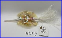 Rare CHRISTOPHER RADKO for Starad Flutterby Fairies Italy Ornament Tags
