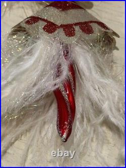 Rare Christopher Radko 1997 FIREWORKS Christmas Ornament Italian Lady 7