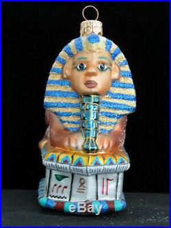 Rare Christopher Radko 1999 Eternal Mystery Egyptian Sphinx Ornament 99EGY3