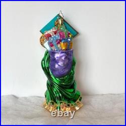 Rare Christopher Radko 7 St Paddy Claus with box & tags, made in Poland ca 2006