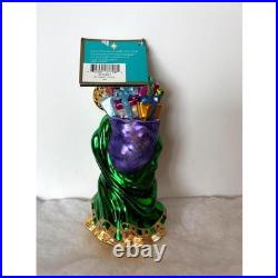 Rare Christopher Radko 7 St Paddy Claus with box & tags, made in Poland ca 2006