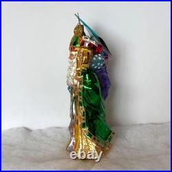 Rare Christopher Radko 7 St Paddy Claus with box & tags, made in Poland ca 2006