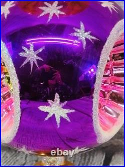 Rare Christopher Radko Dream Cone Triple Reflector Finial 11 Vintage Ornament