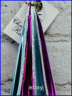 Rare Christopher Radko Dream Cone Triple Reflector Finial 11 Vintage Ornament