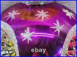 Rare Christopher Radko Dream Cone Triple Reflector Finial 11 Vintage Ornament