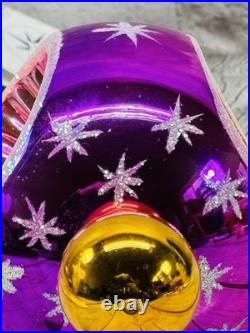 Rare Christopher Radko Dream Cone Triple Reflector Finial 11 Vintage Ornament