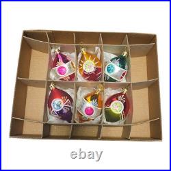 Rare Christopher Radko Dream Reflections Fantasia Glass Ornaments Set of 6