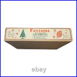 Rare Christopher Radko Dream Reflections Fantasia Glass Ornaments Set of 6