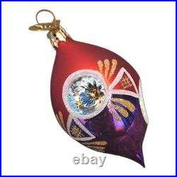 Rare Christopher Radko Dream Reflections Fantasia Glass Ornaments Set of 6