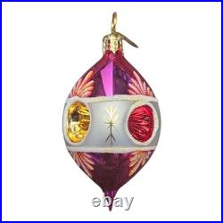 Rare Christopher Radko Dream Reflections Fantasia Glass Ornaments Set of 6