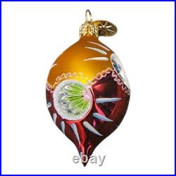 Rare Christopher Radko Dream Reflections Fantasia Glass Ornaments Set of 6