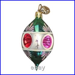 Rare Christopher Radko Dream Reflections Fantasia Glass Ornaments Set of 6