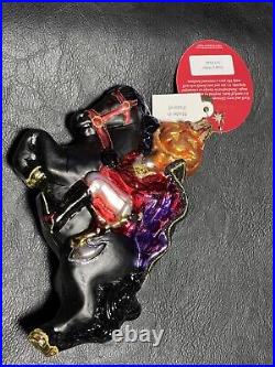 Rare Christopher Radko Halloween Ornament Scary Rider 1017946 New With Tags