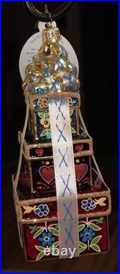 Rare Christopher Radko Limited Edition Siberian Stack Christmas Ornament 48/750