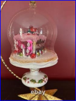 Rare Christopher Radko Ornament A Delicious Display #1016465 withTag 7 Tall