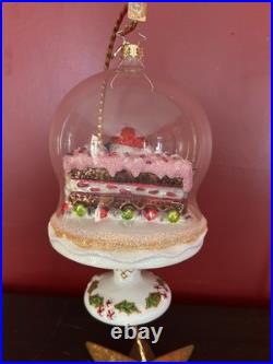 Rare Christopher Radko Ornament A Delicious Display #1016465 withTag 7 Tall