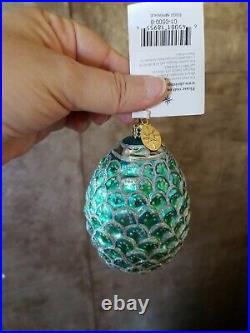 Rare Christopher Radko Ornament Eggs Imperiale New In Box Retired Blue/green