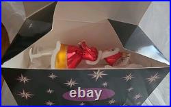 Rare Christopher Radko Sonja Honey Sparkling Red Ice Skater Ornament Italy