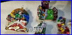 Rare Christopher Radko The Night Before Christmas Series Set of 4 Ornaments