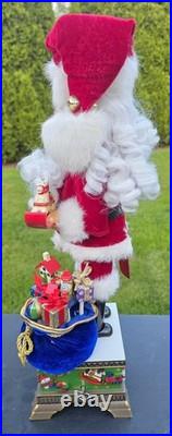 Rare Christopher Radko Toyland Treasures Santa Christmas Nutcracker Musical 18in