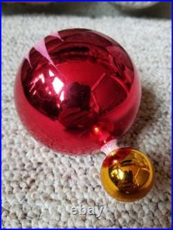 Rare Christopher Radko Tri Indent ROYAL Forest Reflection Christmas Ornament