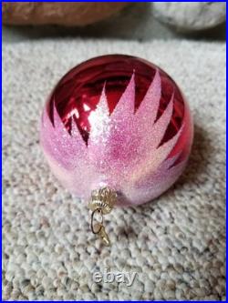 Rare Christopher Radko Tri Indent ROYAL Forest Reflection Christmas Ornament