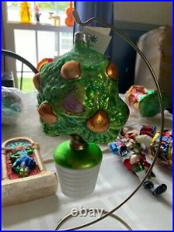 Rare Le Radko Twelve 12 Days Of Christmas Complete Blown Glass Ornament Set