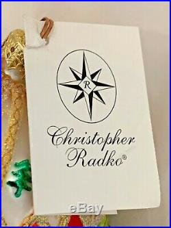 Retired 2001 Christopher Radko Hot Air Hunks Hot Air Balloon Ornament