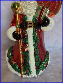 Retired 2015 Christopher Radko Forest Wanderer, hand-blown glass ornament (NWT)