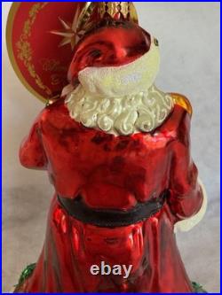 Retired 2015 Christopher Radko Forest Wanderer, hand-blown glass ornament (NWT)