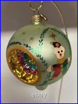 Retired Christopher Radko Favorites Ornament 15 Th Anniversary Tri Indent Clown